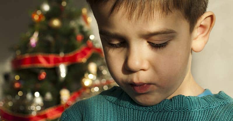 grieving children during the holidays