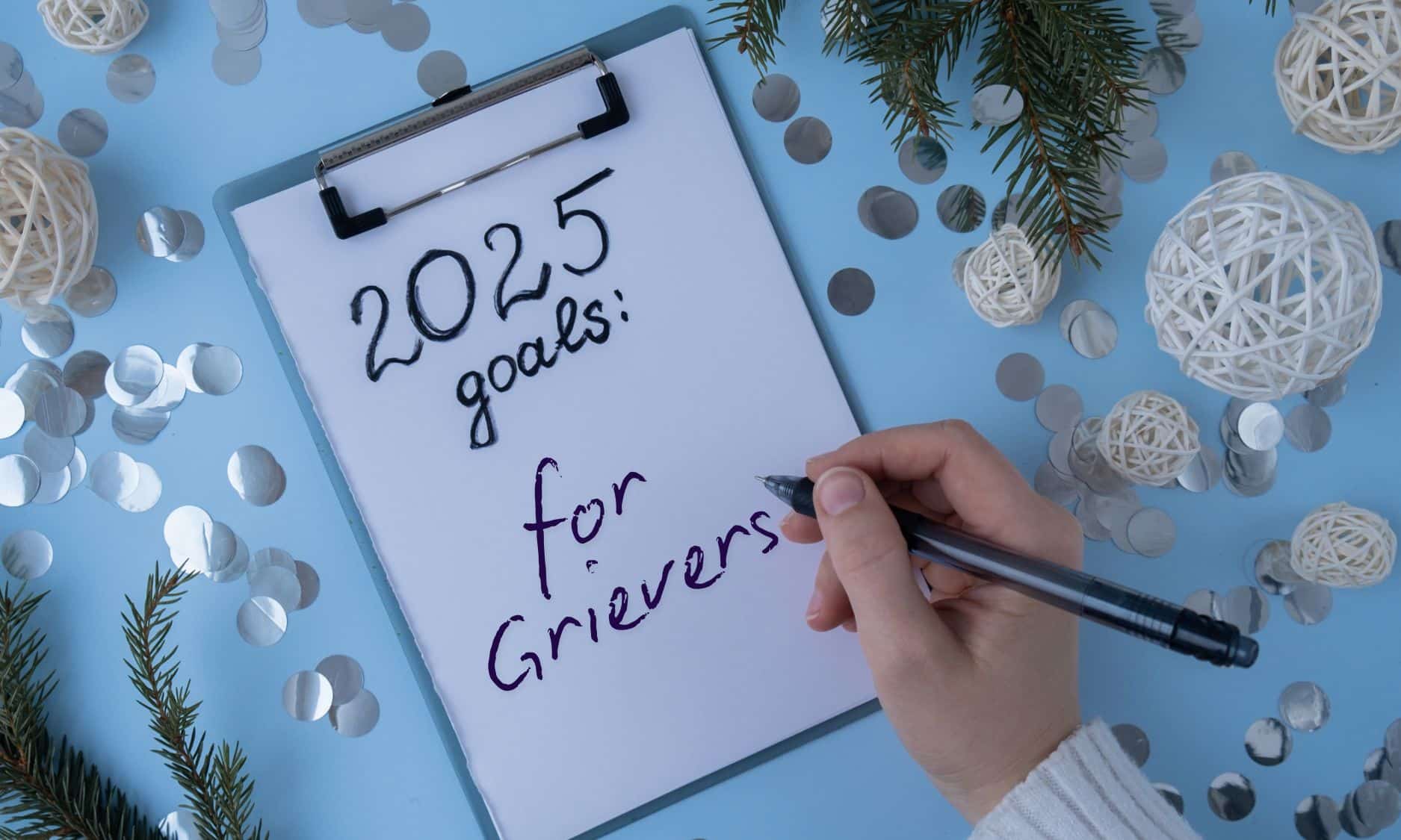 new years resolutions grief bereavement loss